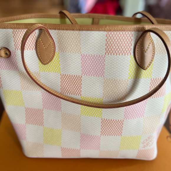 LOUIS VUITTON Tote Bag N40668 Damier Canvas Neverfull MM - Picture 8 of 11